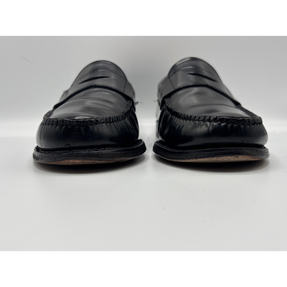 Brooks Brothers Men's Black Leather Penny Loafers Slip-On Dress Shoes Size 10 - Picture 3 of 13